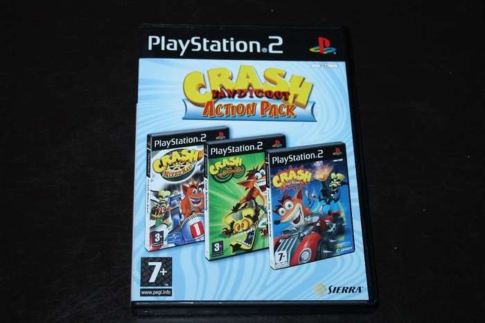 PS2 Crash Bandicoot Action Pack
