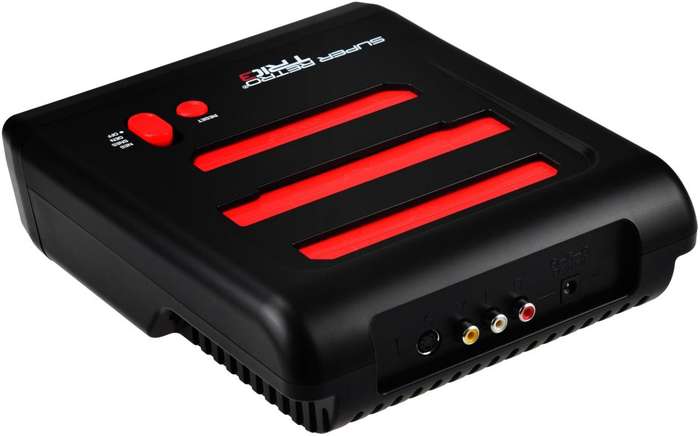 RETRO-BIT RED BLACK SUPER RETRO TRIO CONSOLE / BRAND NEW (SEALED)