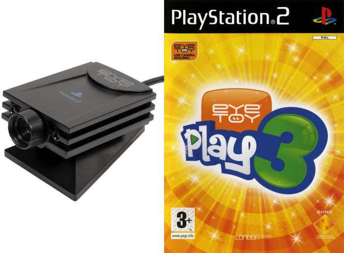 PS2 Eyetoy Play 3 Game With Camera Bundle
