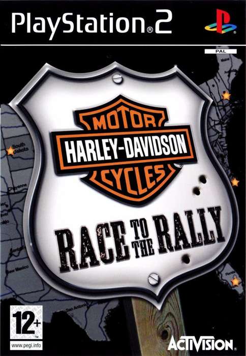 PS2 Harley-Davidson Motor Cycles Race To The Rally