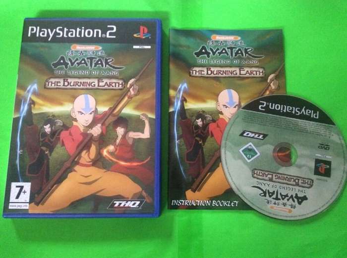 PS2 Avatar The Legend Of Aang The Burning Earth