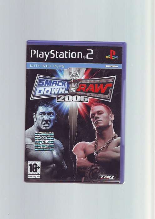 PS2 WWE Smackdown Vs Raw 2006 / As New