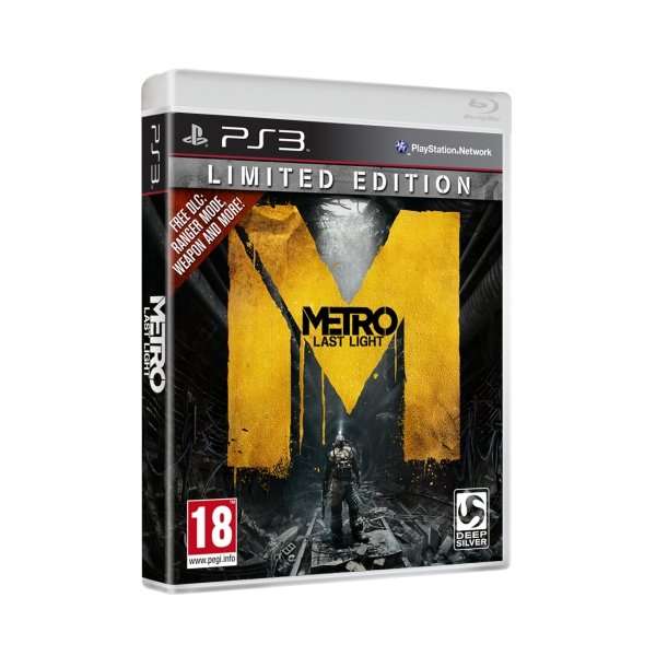 PS3 Metro Last Light Limited Edition / As New