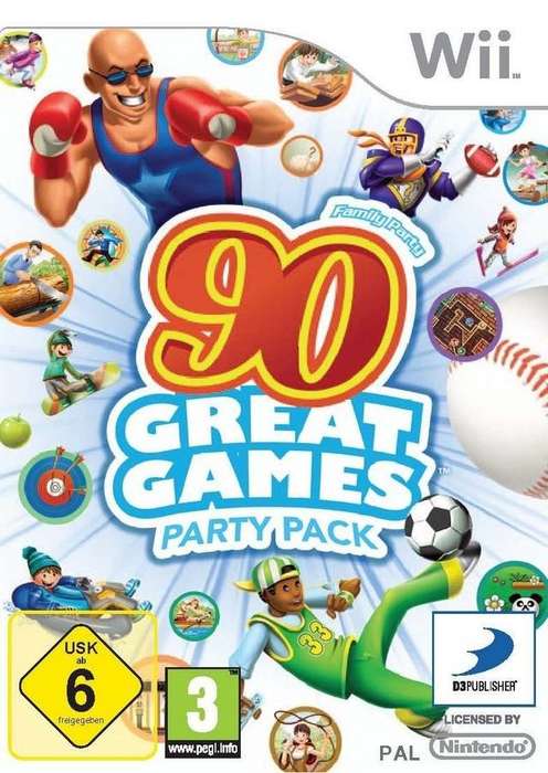 Wii Family Party 90 Great Games Party Pack