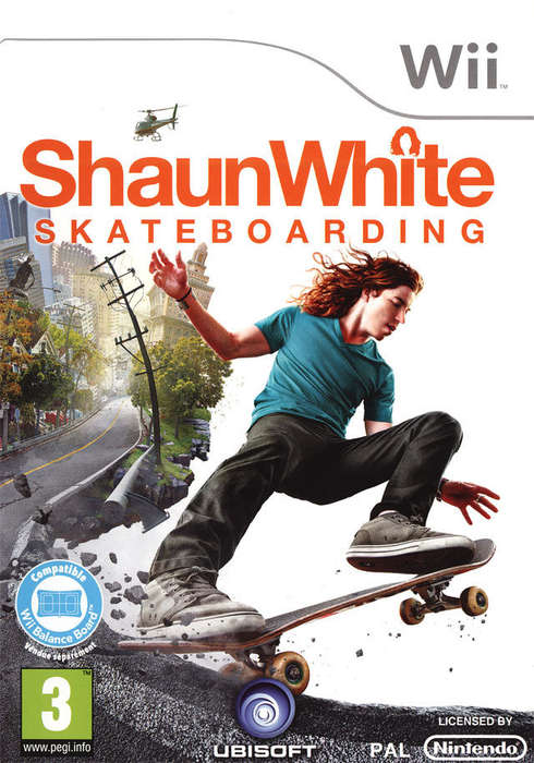 Wii Shaun White Skateboarding