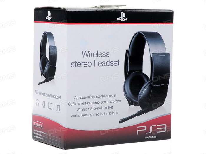 PS3 SONY WIRELESS STEREO HEADSET / AS NEW (BOXED) / BID TO WIN