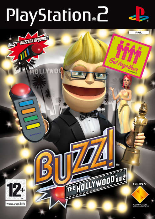 PS2 Buzz The Hollywood Quiz / Sag