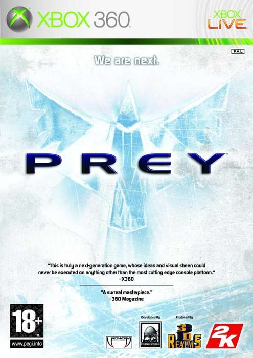 Xbox 360 Prey / As New / Original Product