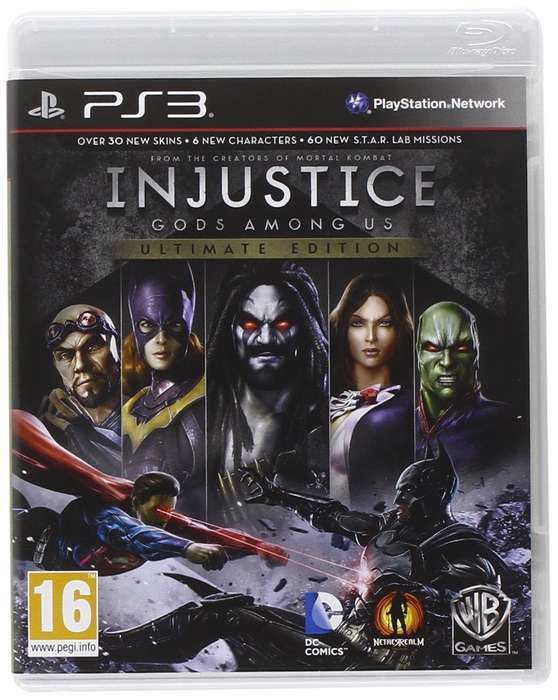 PS3 Injustice Gods Among Us Ultimate Edition / As New