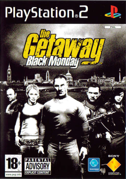 PS2 The Getaway Black Monday Platinum