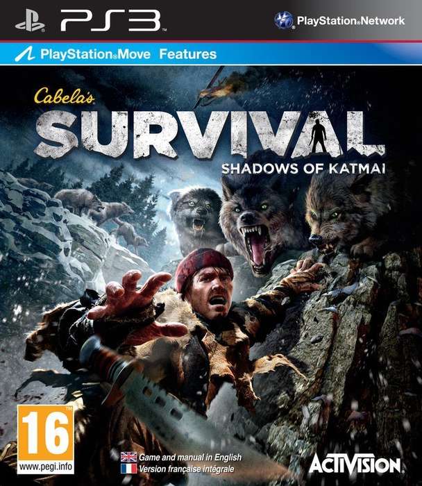 PS3 Cabelas Survival Shadows Of Katmai & Big Game Hunter 2012 Gun Bundle / Brand New (Sealed)