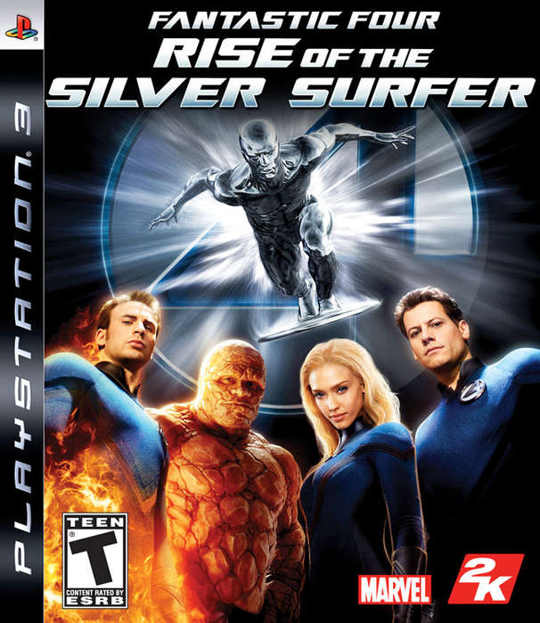 PS3 Fantastic Four Rise Of The Silver Surfer