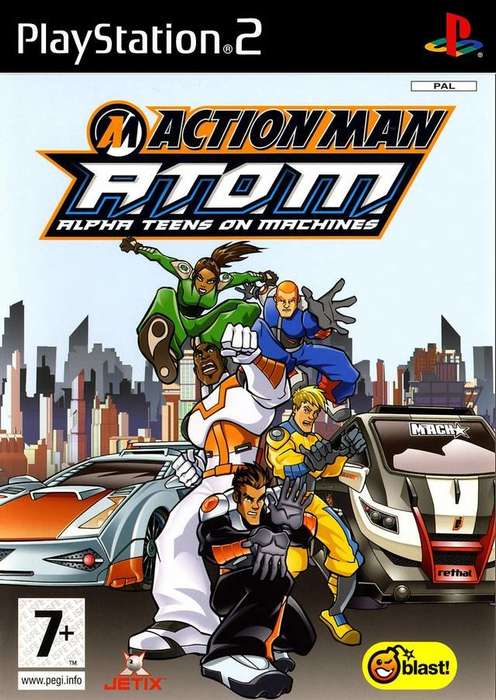 PS2 Action Man Atom Alpha Teens On Machines