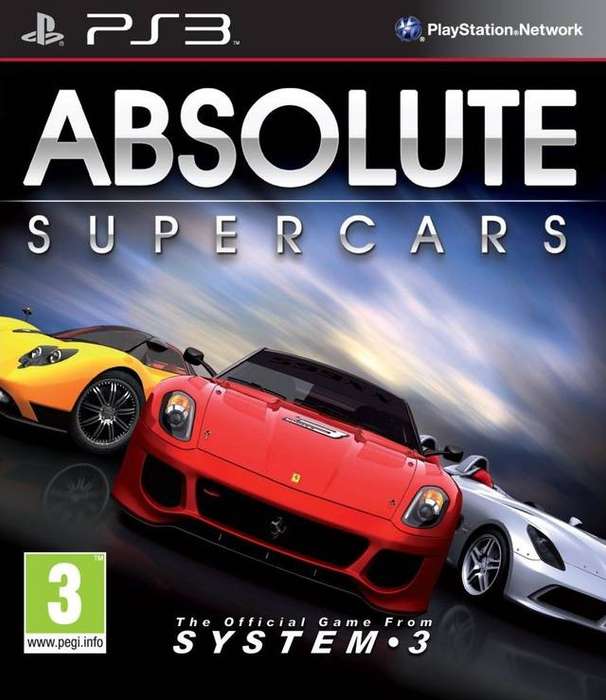 PS3 Absolute Supercars / Brand New (Sealed)