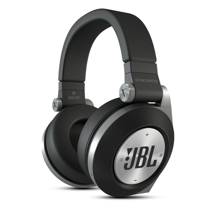 JBL Synchros E50BT Around-Ear Wireless Headphones Black