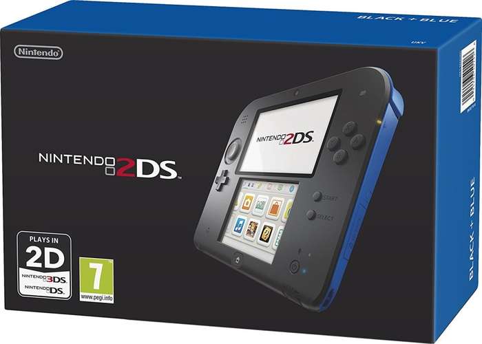 Nintendo 2DS Black-Blue Console