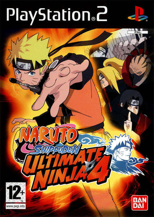 PS2 Naruto Shippuden Ultimate Ninja 4