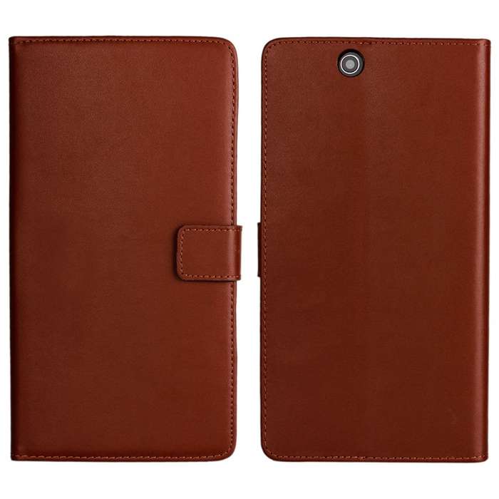 Sony Xperia Z Ultra XL39H C6802 C6806 C6833 Genuine Leather Case Brown / Brand New