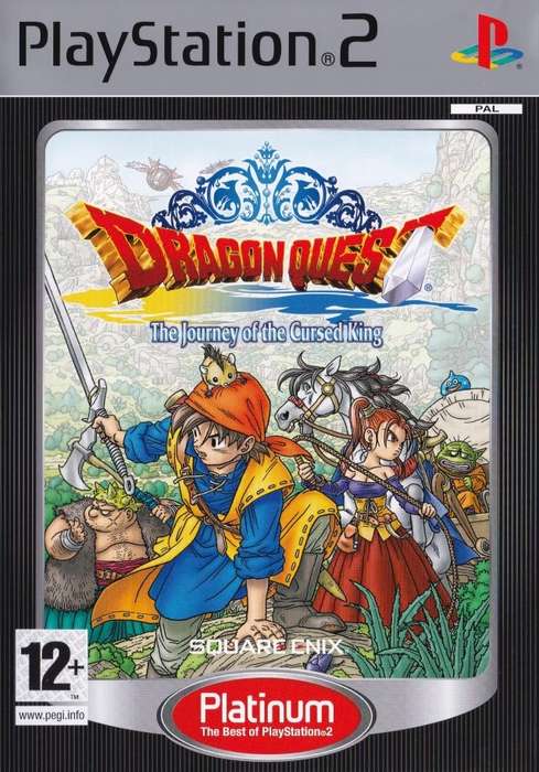 PS2 Dragon Quest The Journey Of The Cursed King Platinum