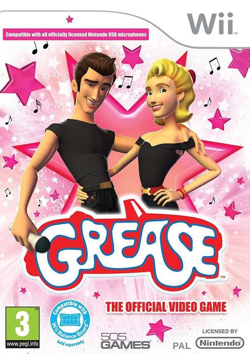 Wii Grease The Official Video Game / Sag