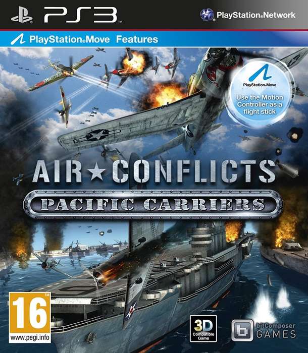 PS3 Air Conflicts Pacific Carriers / As New