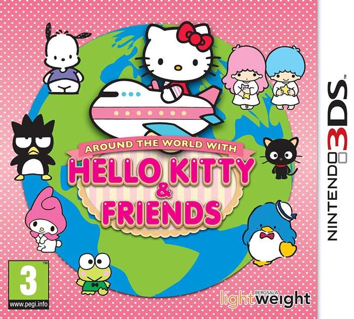 Nintendo 3DS Around The World With Hello Kitty & Friends / Brand New (Sealed)