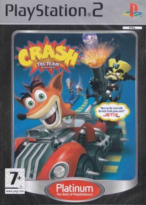 PS2 Crash Tag Team Racing