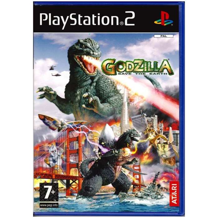 PS2 Godzilla Save The Earth