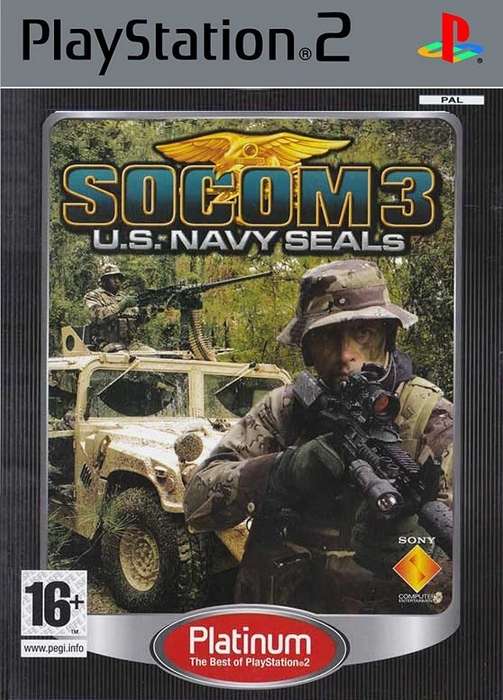 PS2 Socom 3 US Navy Seals Platinum