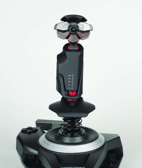 PS3 Cyborg FLY 9 Wireless Flight Stick / As New (Boxed)