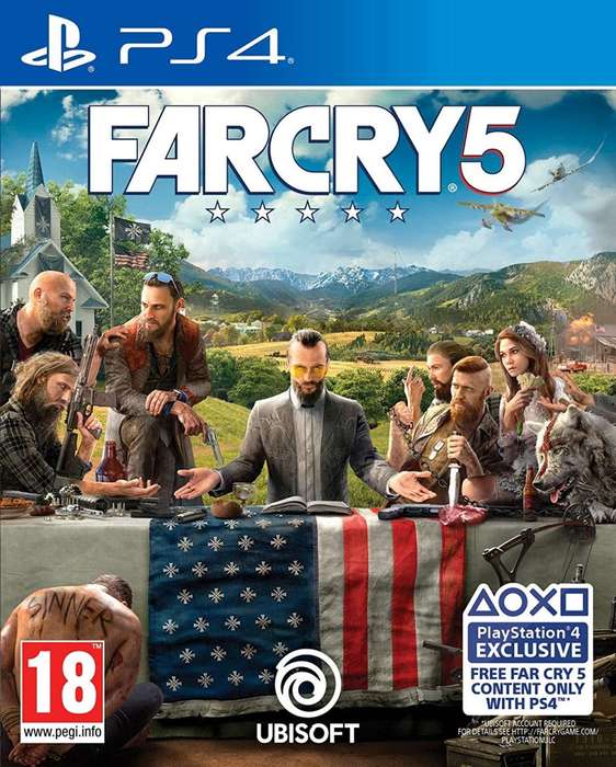 PS4 Far Cry 5 / As New