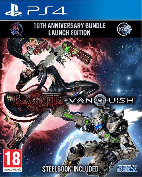 PS4 Bayonetta & Vanquish 10th Anniversary Bundle Launch Edition With Steelbook / Brand New (Sealed)