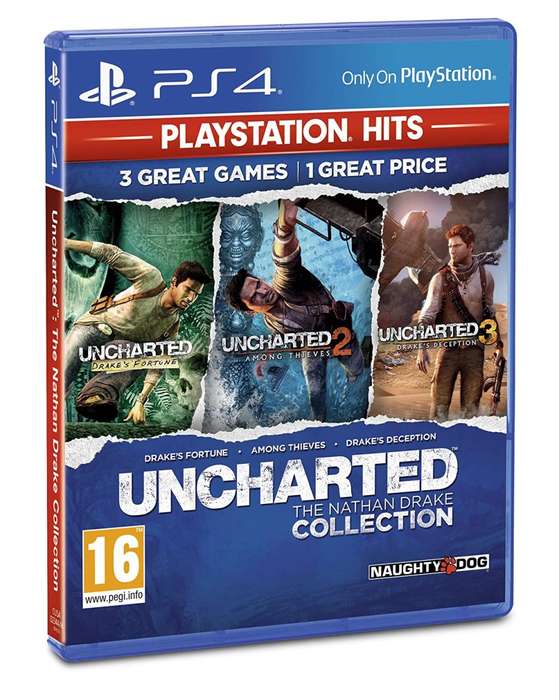 PS4 Uncharted The Nathan Drake Collection Playstation Hits / Brand New (Sealed)