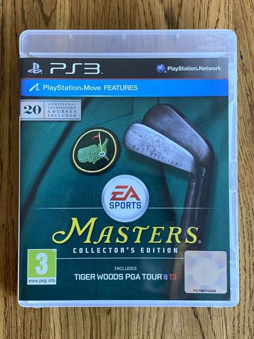 PS3 EA Sports Tiger Woods PGA Tour 13 Masters Collectors Edition / Brand New (Sealed)