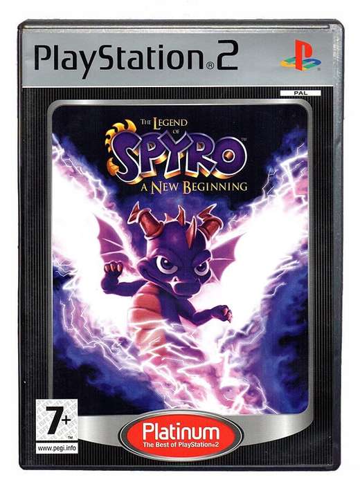 PS2 The Legend Of Spyro A New Beginning Platinum
