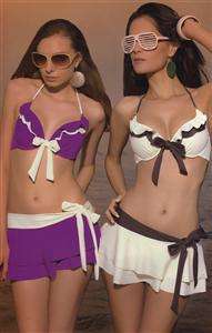BROWN & CREAM BIKINI