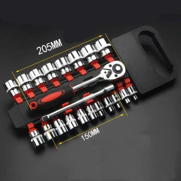 New Upgraded Version Ratchet Wrench Socket Set Hardware Car Ship Motorcycle Bicycle Repair Tools