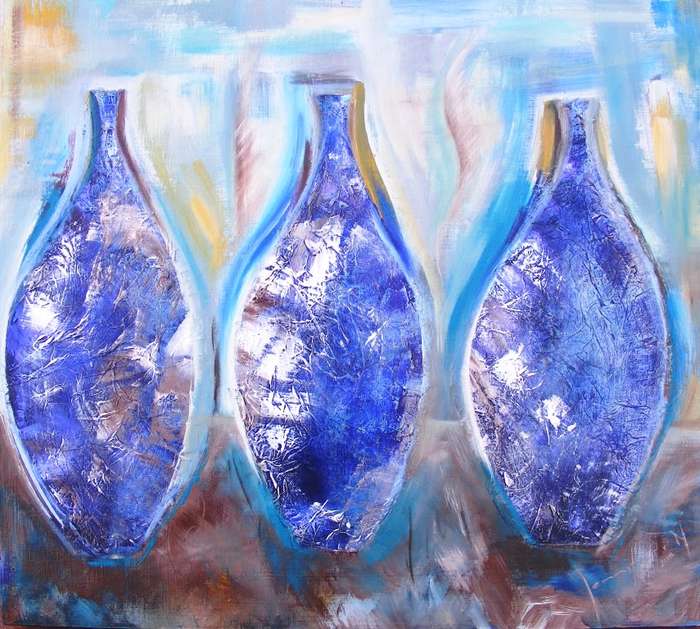Three Amigos - Acrylic Painting - Jennifer van Niekerk