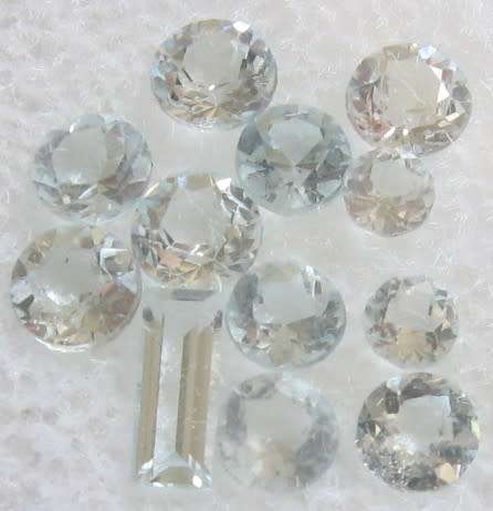 Mix Shapes Aquamarine 1.60 ct