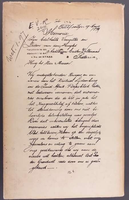 Volksregering in die Zuid-Afrikaansche Republiek: Die rol van Memories (WA Kleynhans)