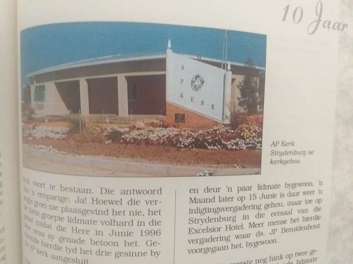 God laat Groei Feesbundel 10 jarige bestaan Afrikaanse Protestantse Kerk (APK) 1987-1997