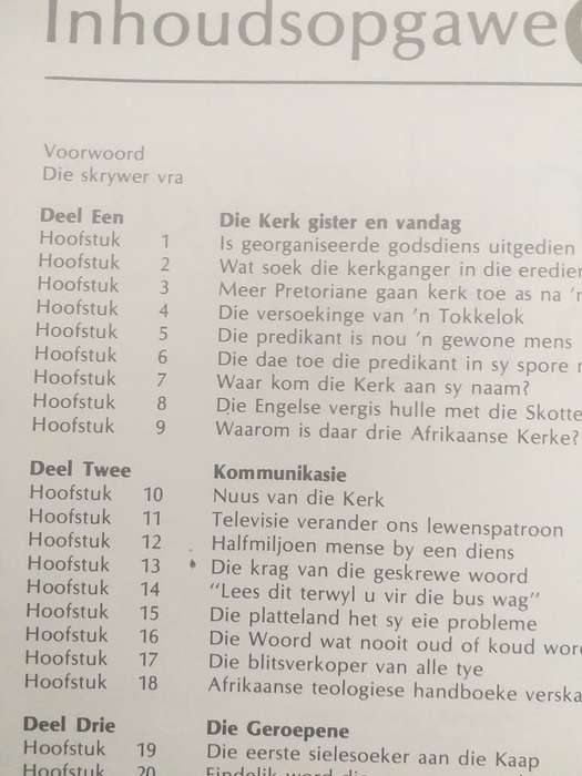 Kronieke van `n Kerk (Piet Meiring) NG Kerk