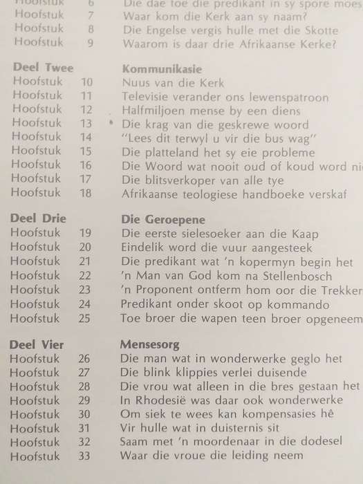Kronieke van `n Kerk (Piet Meiring) NG Kerk