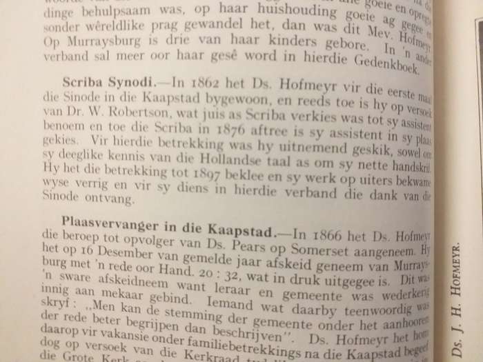 Gedenkboek van Ned Geref Kerk Somerset Oos 1825-1935 (Eerwaarde A Dreyer)