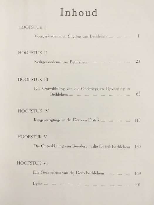 Die Geskiedenis van Bethlehem 1864-1964
