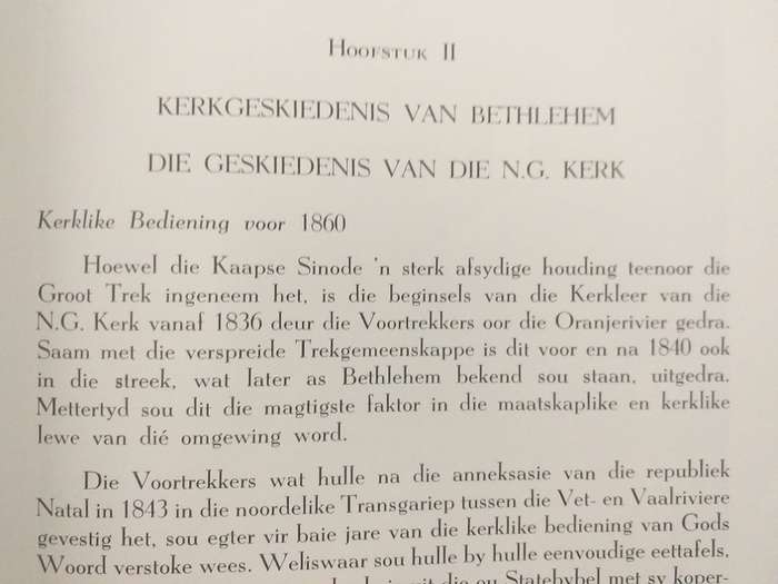 Die Geskiedenis van Bethlehem 1864-1964