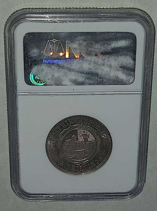 1897 ZAR MS60 NGC Two shilling 2S
