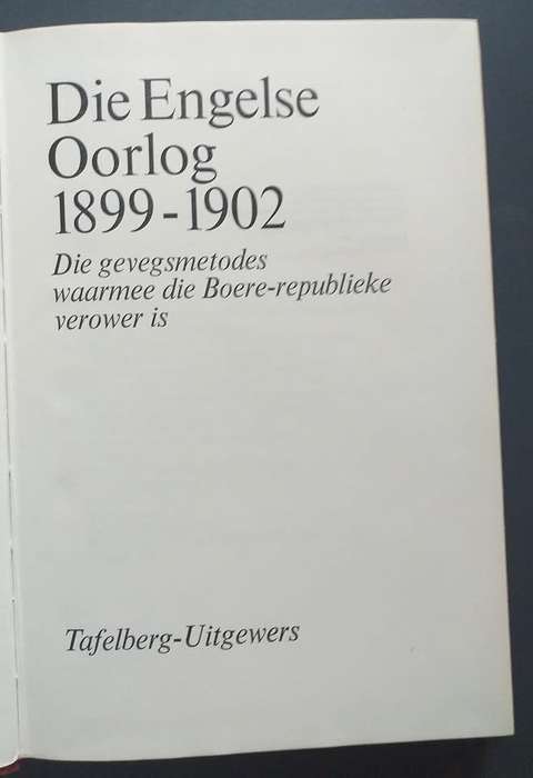 Die Engelse Oorlog 1899-1902 - M A Gronum