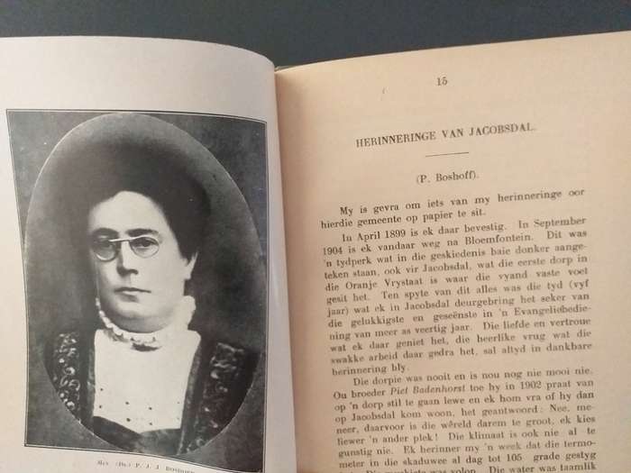 Jubelfees Gedenkboek deur die Gemeente Jacobsdal 1879-1929