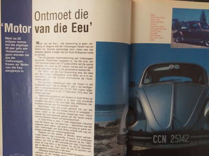 Die AA Motoris Motor van die Eeu Volkswagen Kewer (VW Beetle) (Aug 1991)